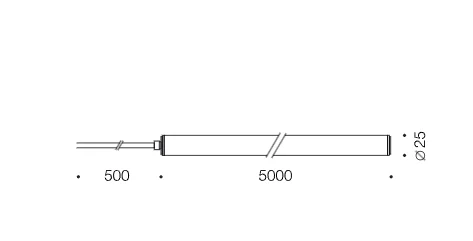 MAGIC LIGHT 360° lanksti silikono led juosta, 14.4W/m,  950lm/m 4000K, ⌀25mm 5m ritė. Art. MG25-4000K-5. - Image 3