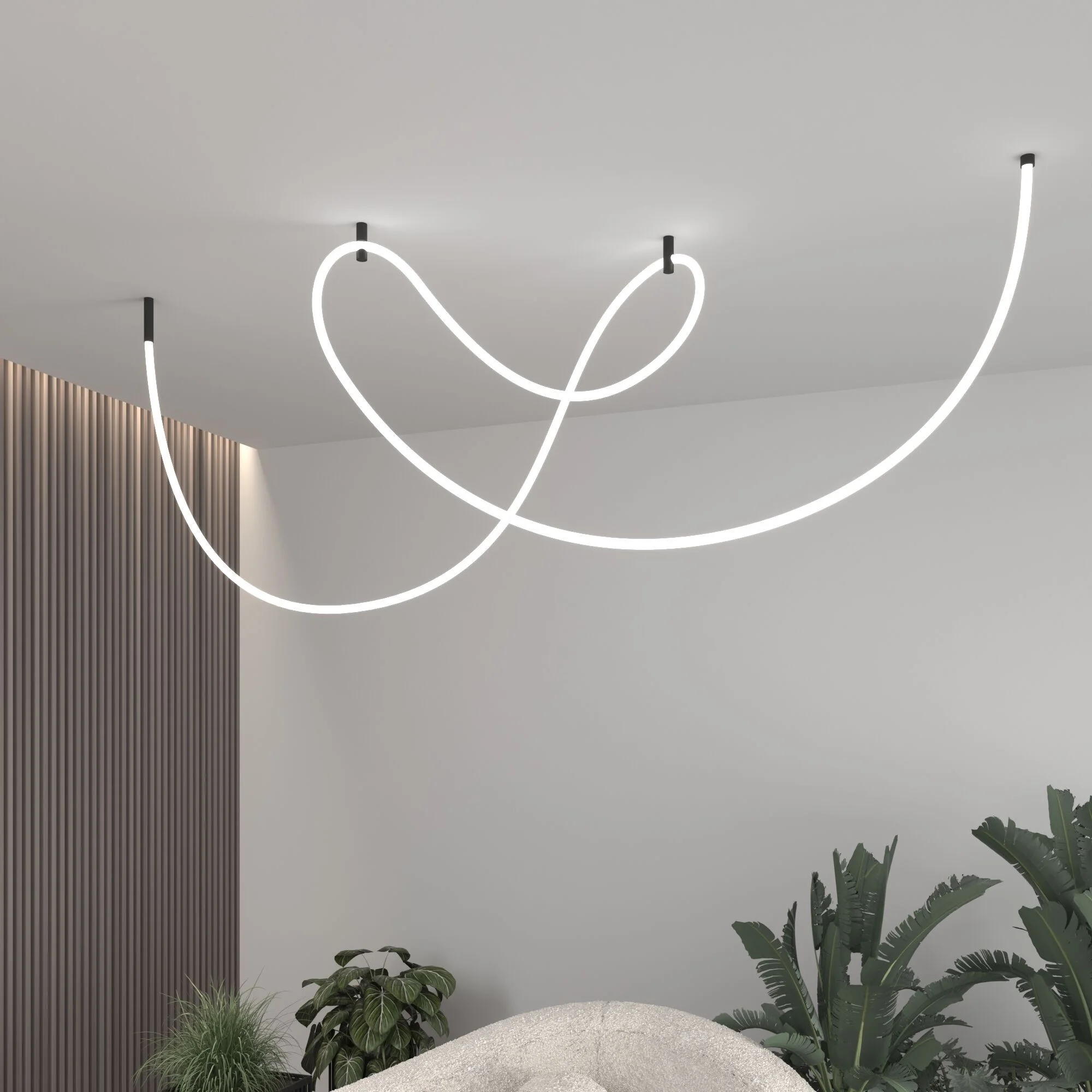 MAGIC LIGHT 360° lanksti silikono led juosta, 14.4W/m,  950lm/m 4000K, ⌀25mm 5m ritė. Art. MG25-4000K-5. - Image 7