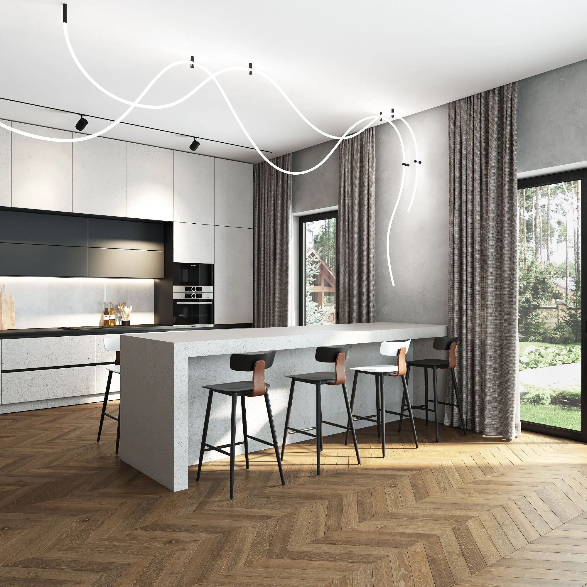 MAGIC LIGHT 360° lanksti silikono led juosta, 14.4W/m,  950lm/m 4000K, ⌀25mm 5m ritė. Art. MG25-4000K-5. - Image 8