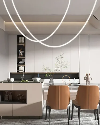 MAGIC LIGHT 360° lanksti silikono led juosta, 14.4W/m,  950lm/m 4000K, ⌀25mm 5m ritė. Art. MG25-4000K-5. - Image 2