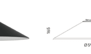 Šviestuvas CONE 16W 130lm 3000K Super belt apšvietimo sistemai. CONE R26-C0128-600A - Image 2