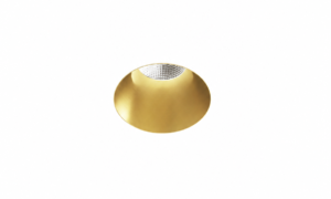 Įleidžiamas šviestuvas priglaistomas NANO R TRIMLESS BRASS 35