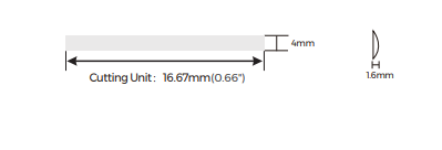 Led juosta 10W 3000K 760lm 24V-4mm - Image 2