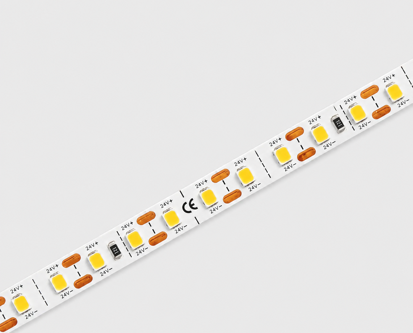 Led juosta 4,8W 3000K 665lm 24V-8mm